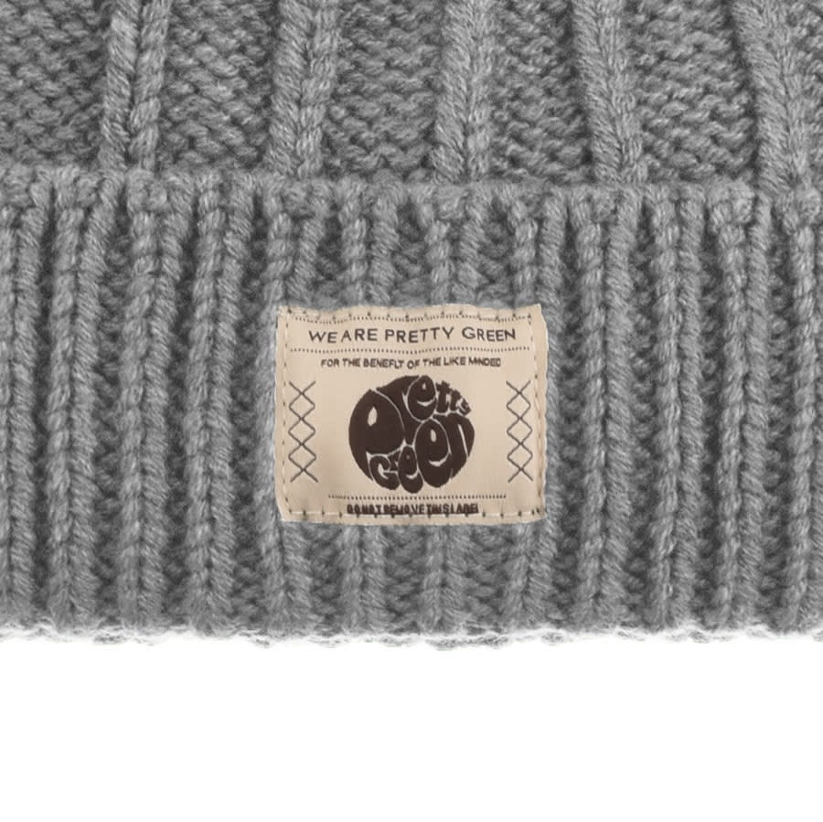 Alternative Image for ProductPretty Green Weller Beanie Hat Grey3